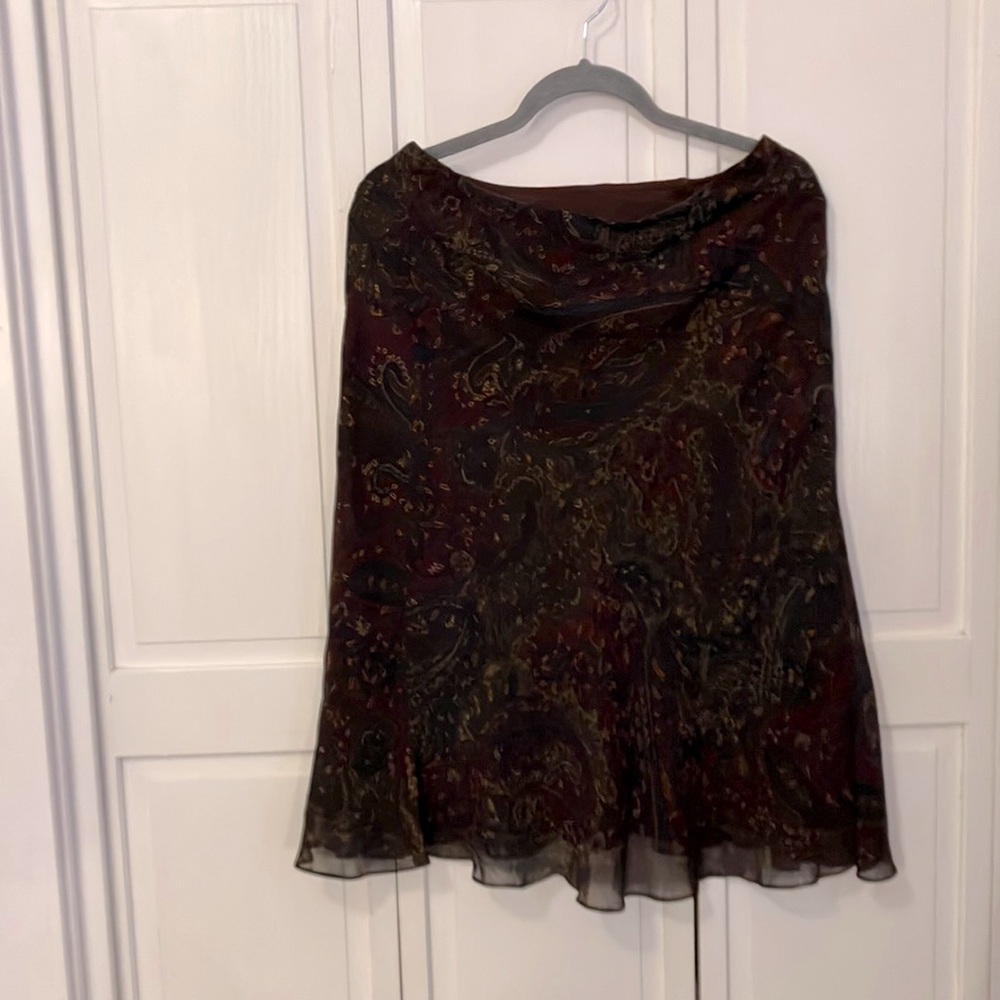 Elegant Paisley Skirt